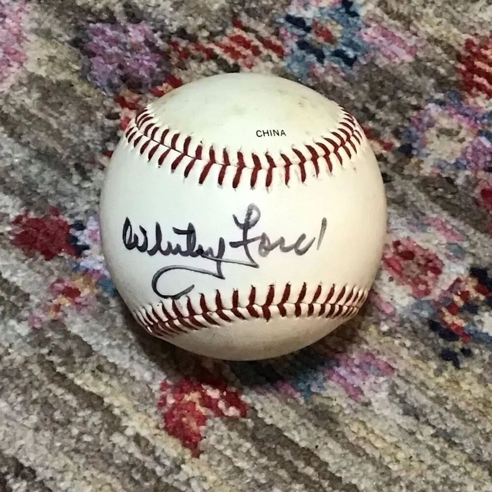 Willie Ford autographed official league baseball